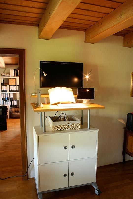 DIY Standing Computer Desk