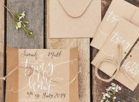 Simple Hand Lettering Invitation
