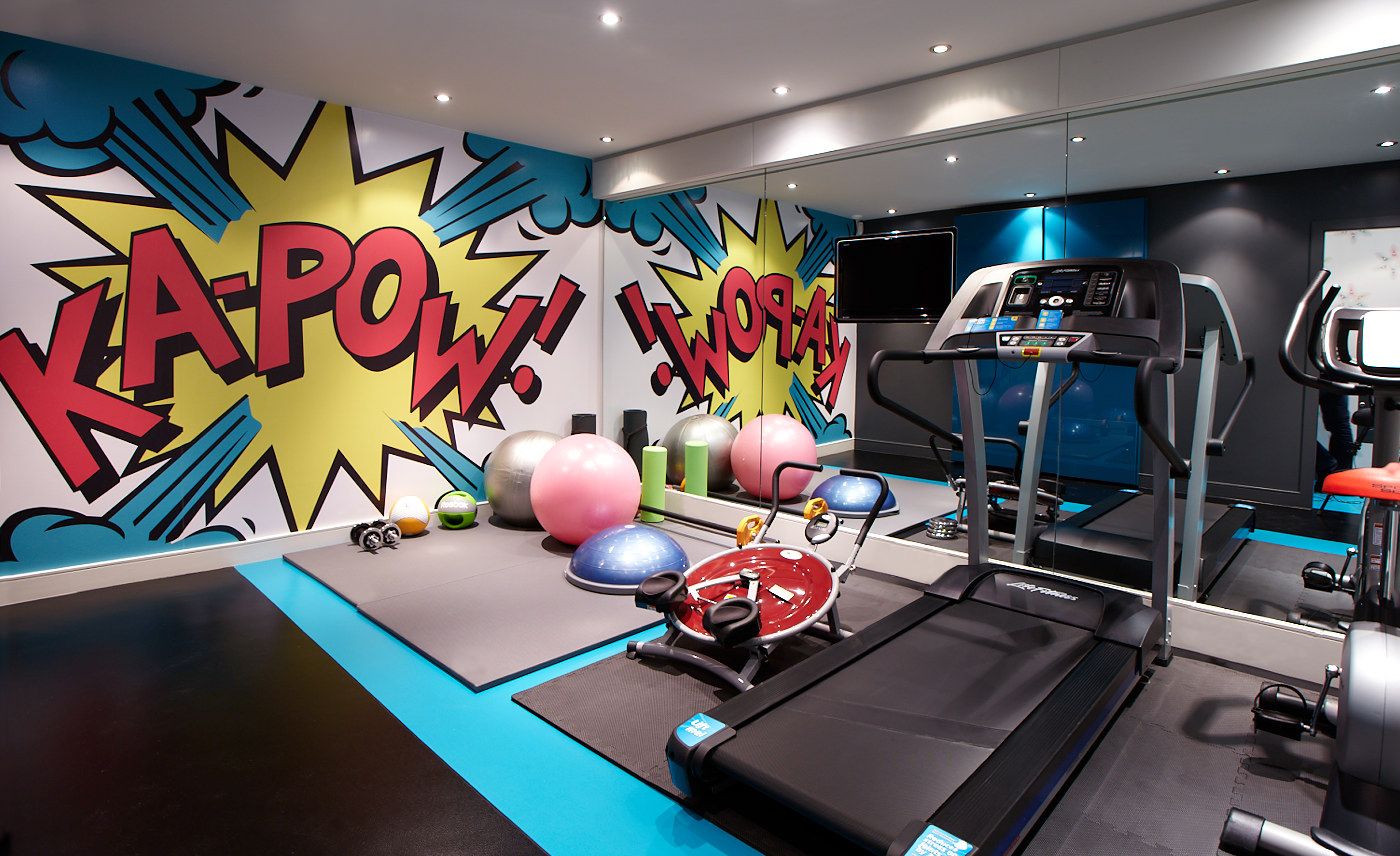 Retro Home Gym Idea Retro Home Gym Idea