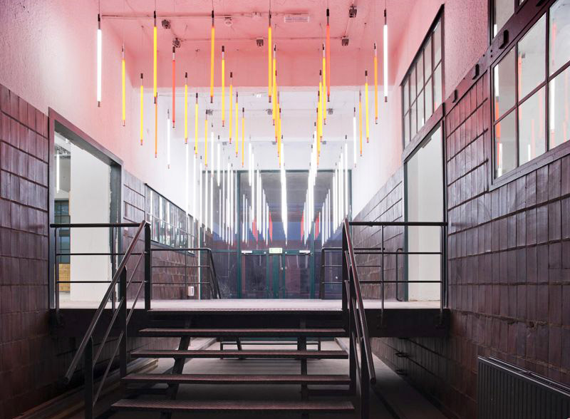 Fluorescent Lights for Deck Stairs