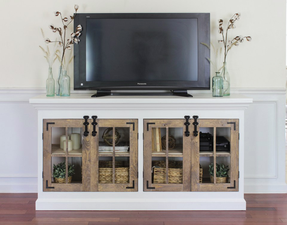 Farmhouse Media Cabinet